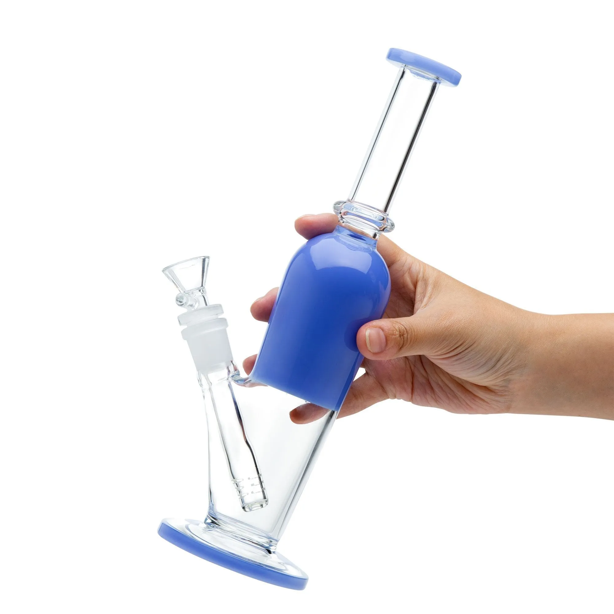 10in Elegant Straight Bubbler Bong