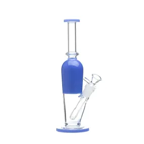 10in Elegant Straight Bubbler Bong