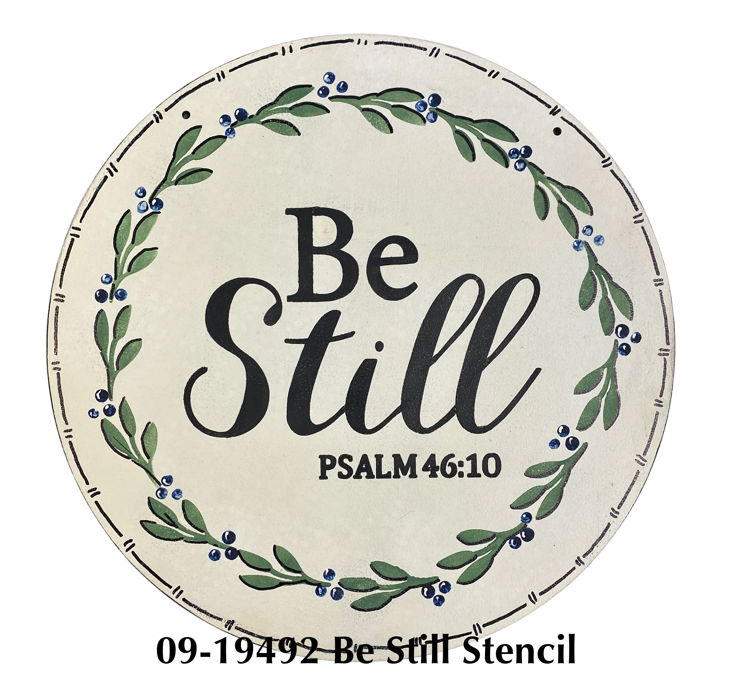 12" Round Value Plaque