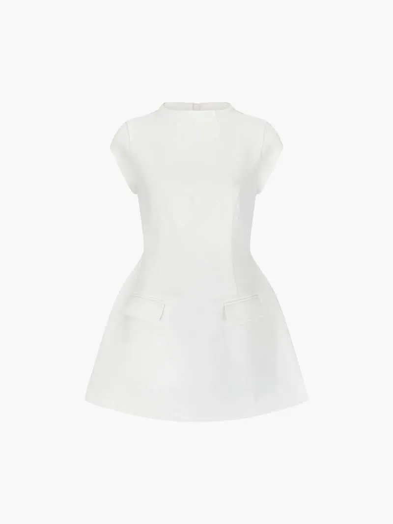 Amelina – Charming front pockets – Mini dress