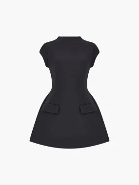 Amelina – Charming front pockets – Mini dress
