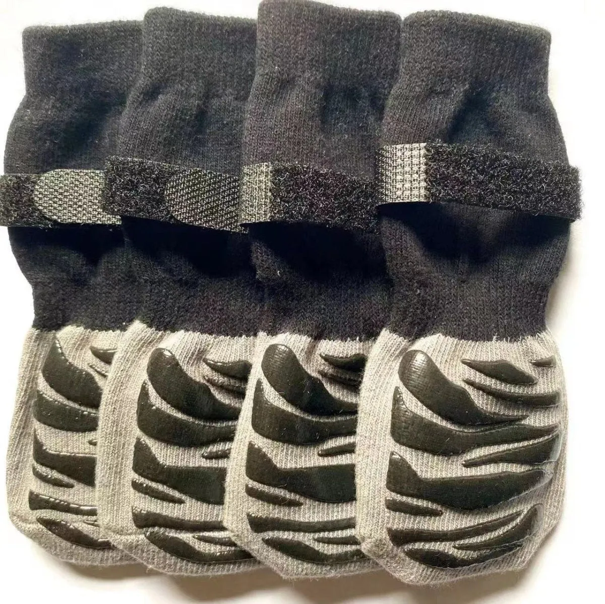 Anti-Skid Gray Striped Socks