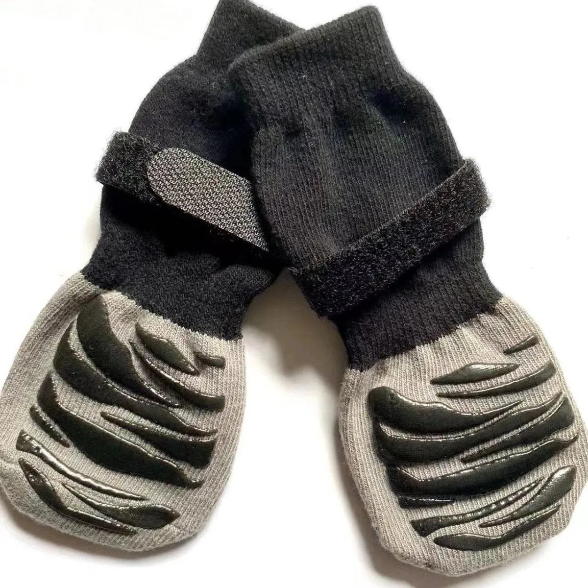Anti-Skid Gray Striped Socks