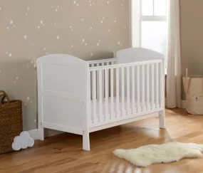 Aston Drop Side Cot Bed - White