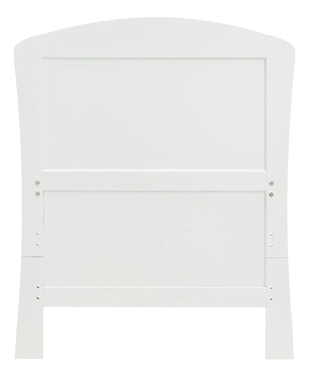 Aston Drop Side Cot Bed - White