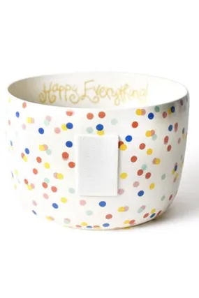 Big Happy Everything Bowl - Happy Dots