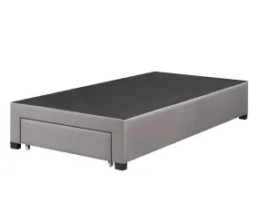 Bradley Twin Platform Bed Base, Grey