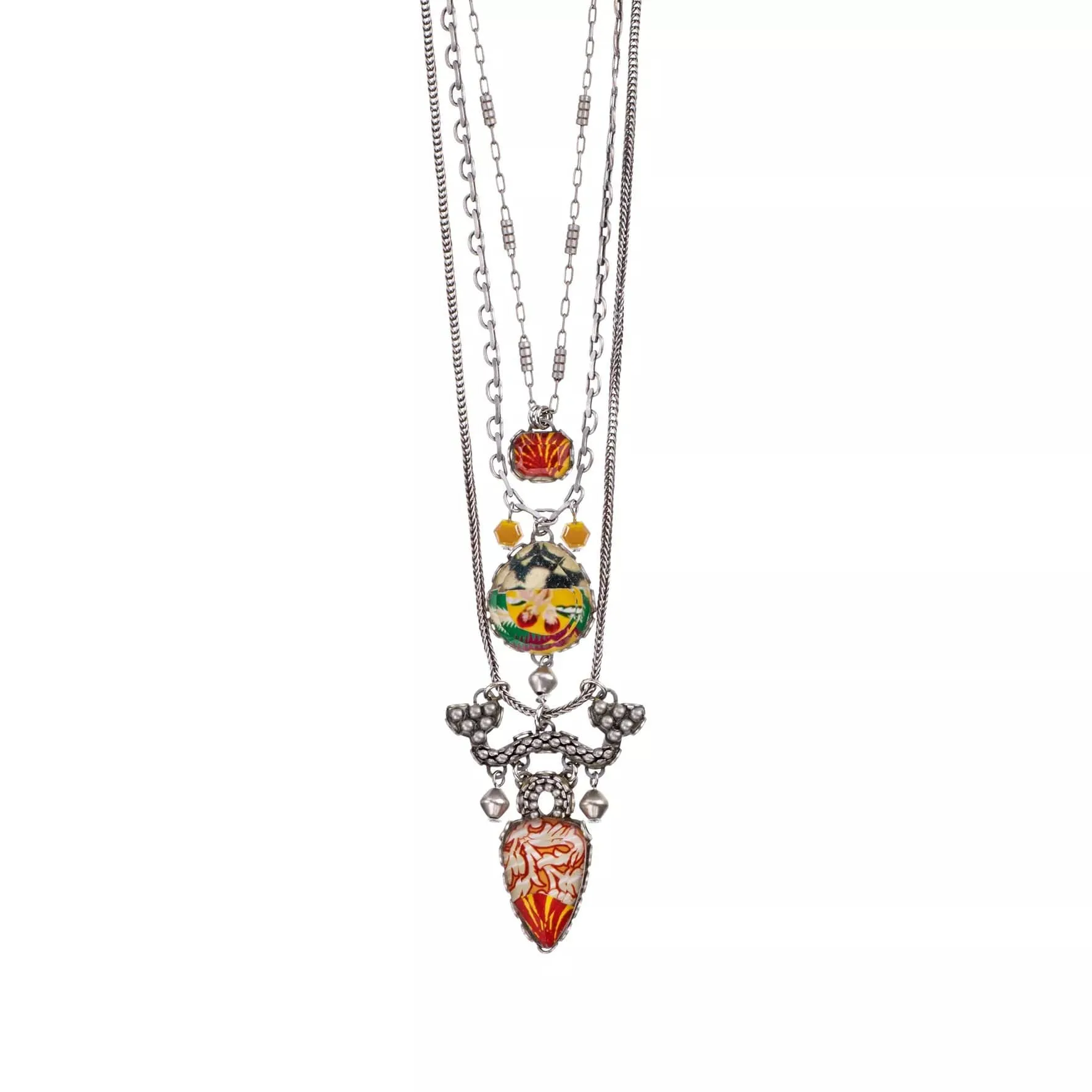 Bright Sunset Layer Necklace