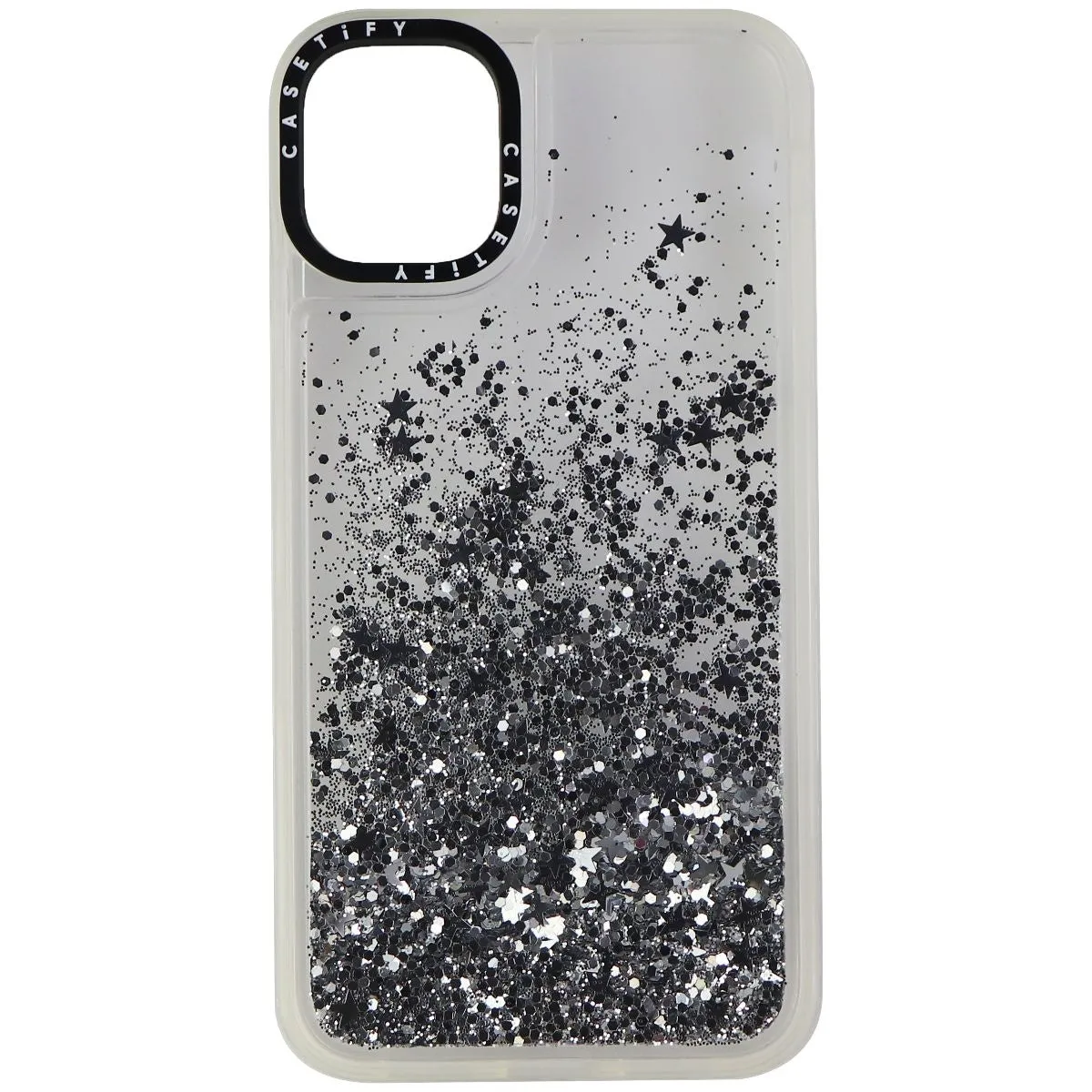 Casetify Glitter Case for Apple iPhone 11 - Monochrome Silver