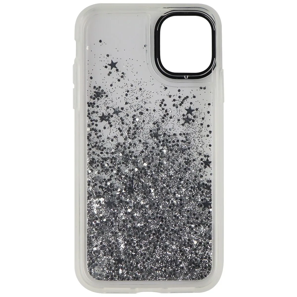 Casetify Glitter Case for Apple iPhone 11 - Monochrome Silver