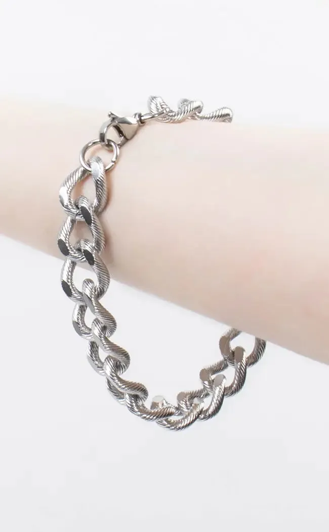 Caught Up Stainless Steel Bracelet