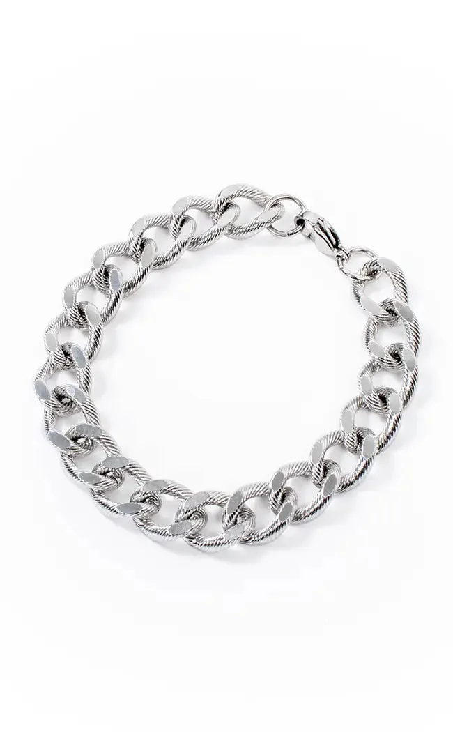 Caught Up Stainless Steel Bracelet