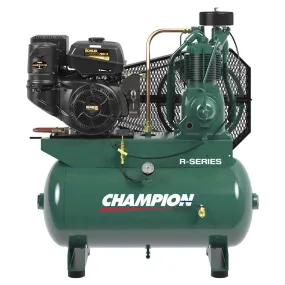 Champion 80 Gal HGR7 R Series Air Compressor, 14 HP Kohler, Horz.