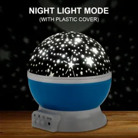 Children Bedroom LED Night Light Baby Lamp Decor Rotating Starry Projector Table Lamp