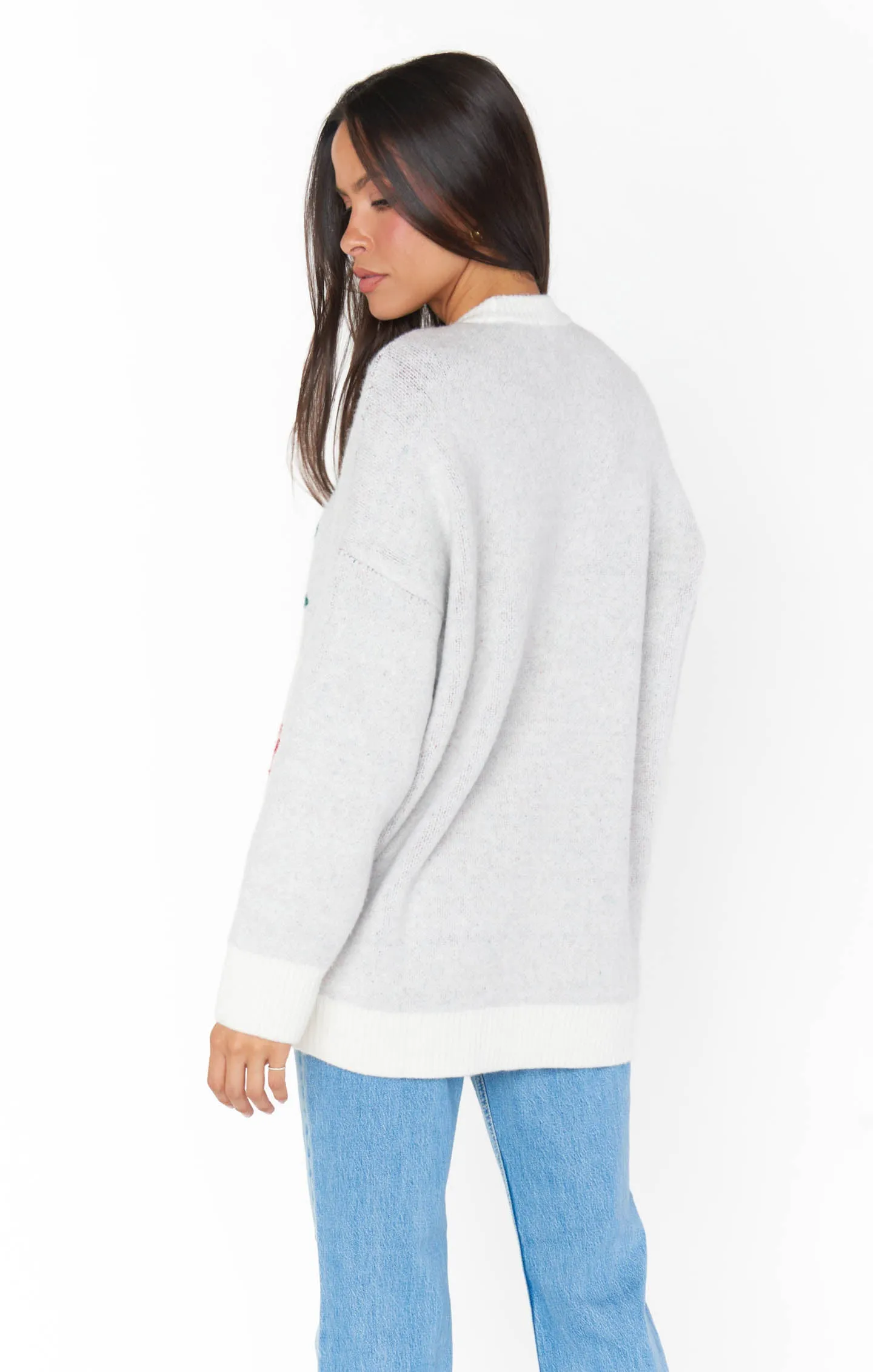 Classic Crewneck Sweater- Season Graphic Knit