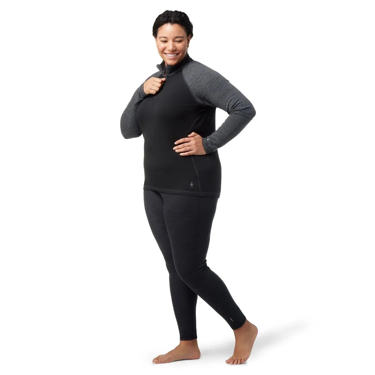 Classic Thermal Merino Base Layer Pattern 1/4 Zip Plus Boxed (Women's) - SW016806 - Past Season