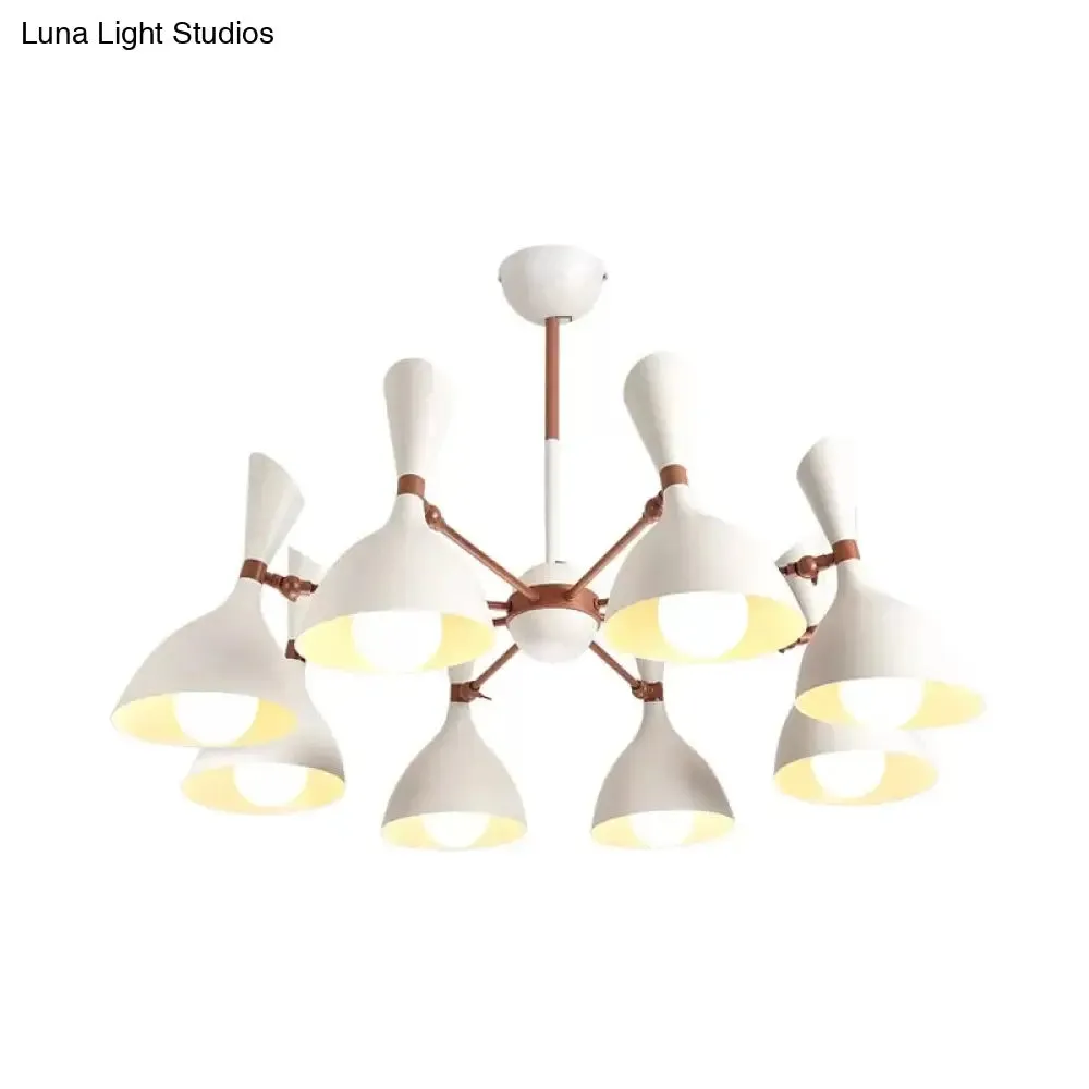 Contemporary Monochrome Kindergarten Pendant Chandelier for Living Room