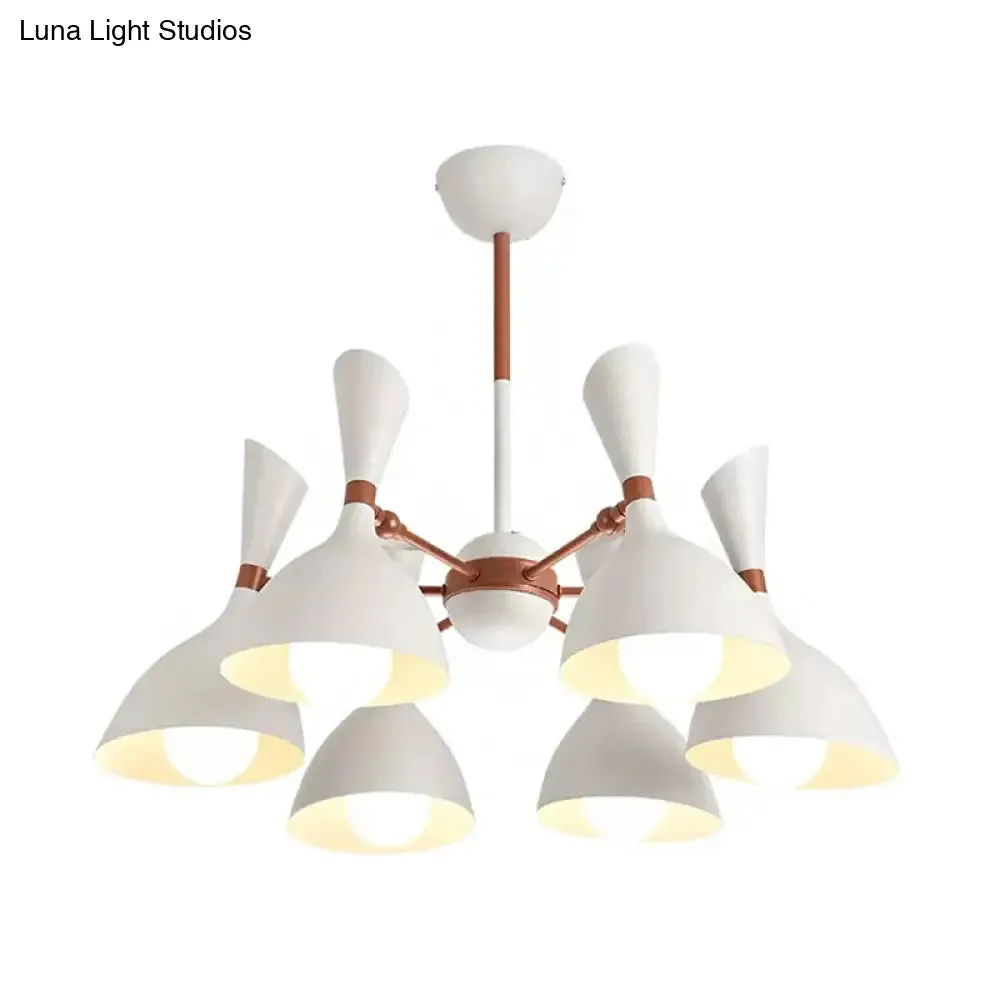 Contemporary Monochrome Kindergarten Pendant Chandelier for Living Room