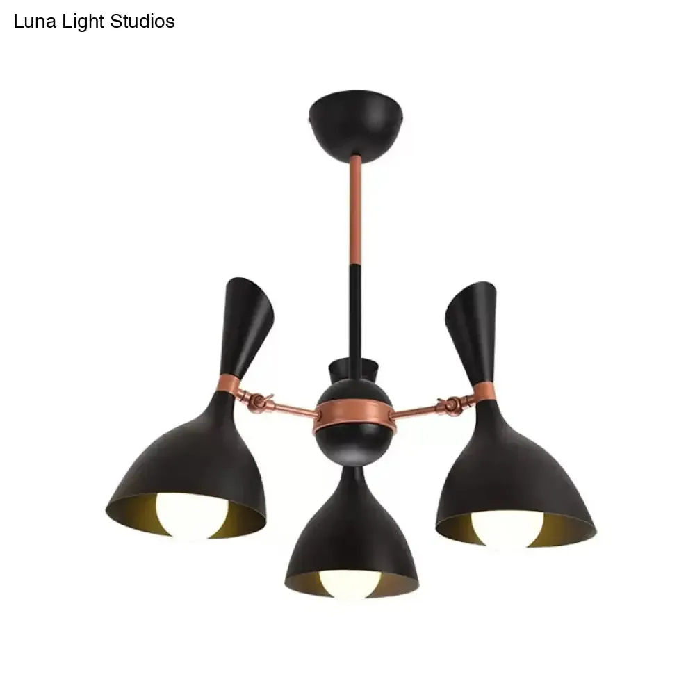 Contemporary Monochrome Kindergarten Pendant Chandelier for Living Room