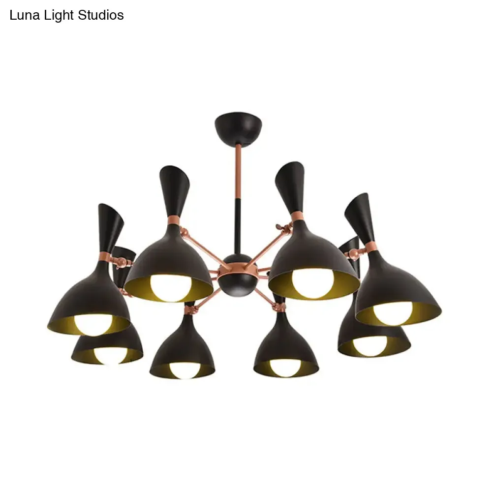 Contemporary Monochrome Kindergarten Pendant Chandelier for Living Room