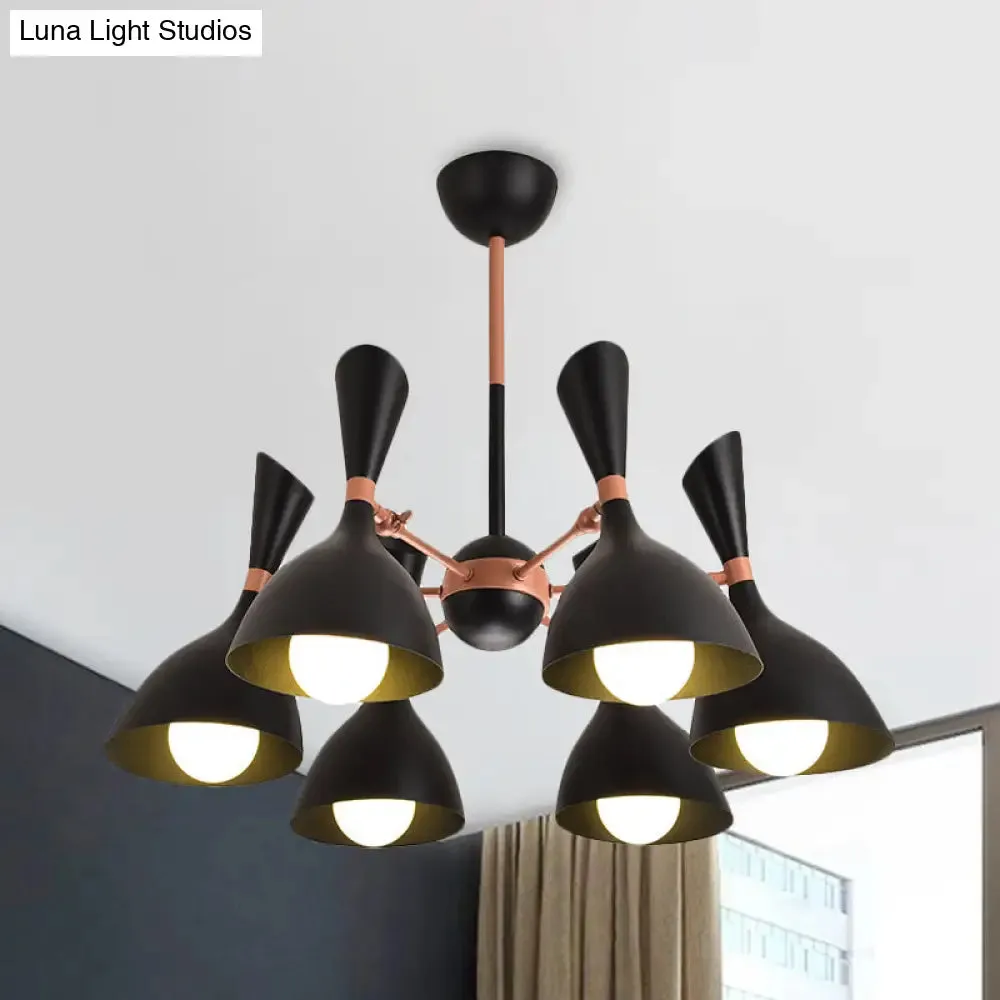 Contemporary Monochrome Kindergarten Pendant Chandelier for Living Room