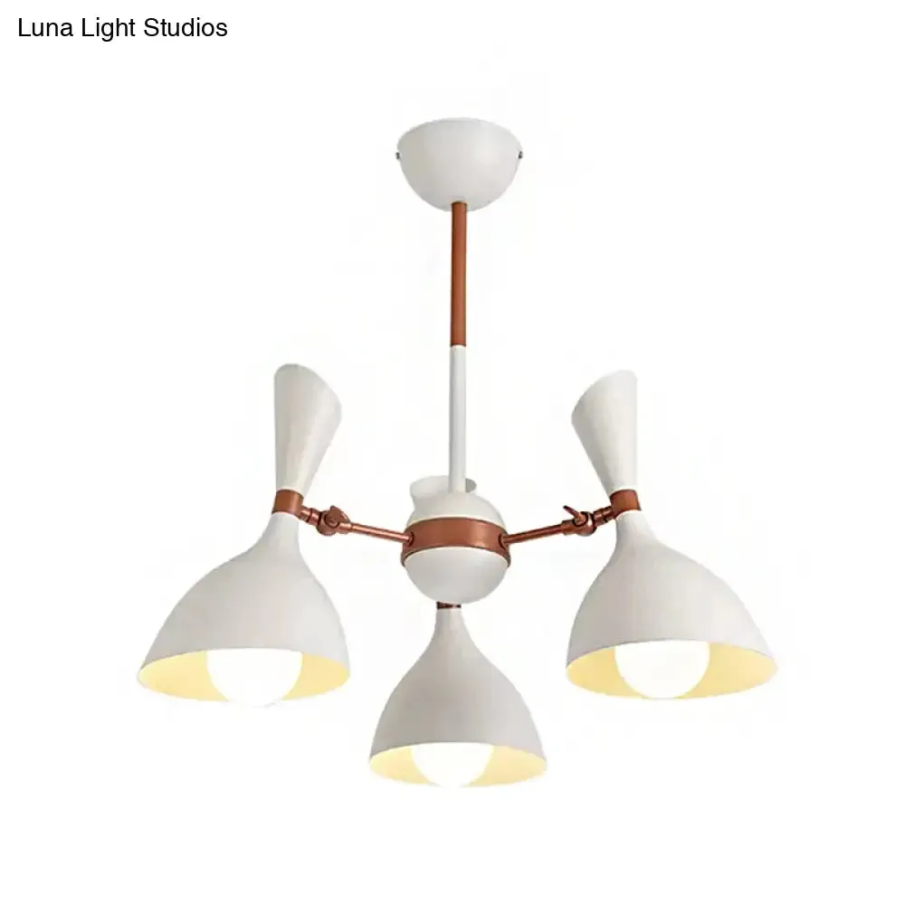 Contemporary Monochrome Kindergarten Pendant Chandelier for Living Room