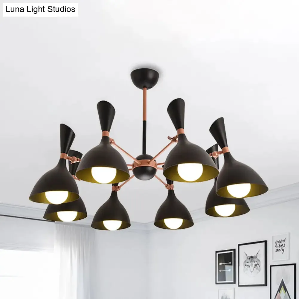 Contemporary Monochrome Kindergarten Pendant Chandelier for Living Room