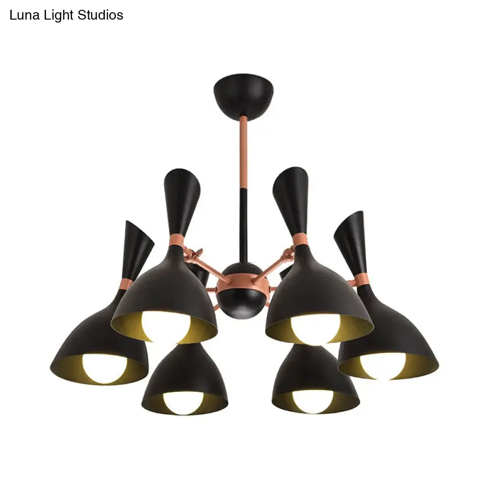 Contemporary Monochrome Kindergarten Pendant Chandelier for Living Room