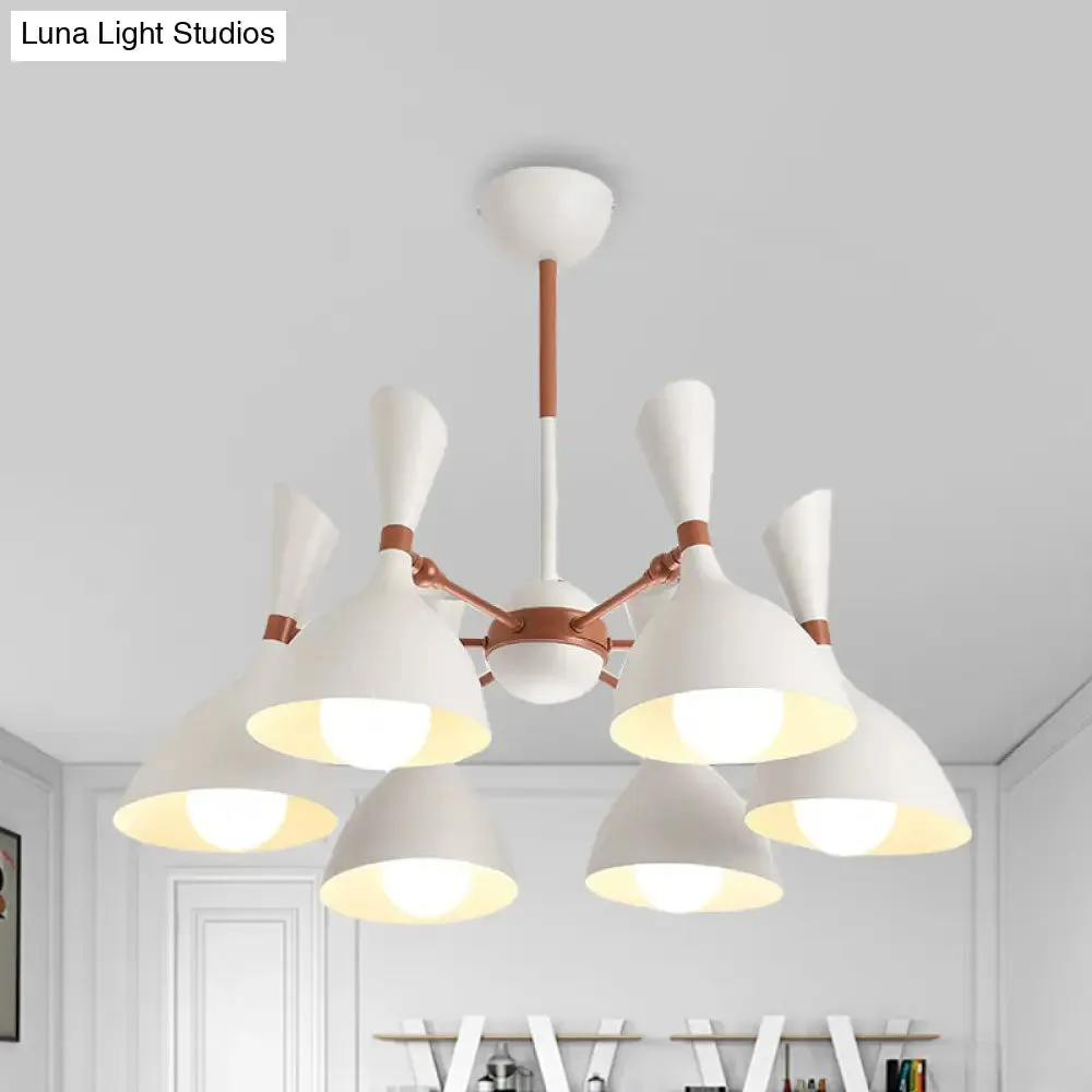 Contemporary Monochrome Kindergarten Pendant Chandelier for Living Room