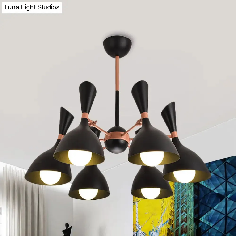 Contemporary Monochrome Kindergarten Pendant Chandelier for Living Room