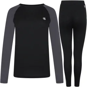 Dare 2b Womens Exchange II Thermal Warm Baselayer Set - Black