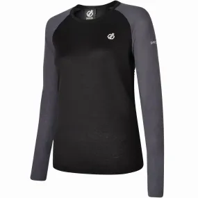 Dare 2b Womens Exchange Long Sleeve Thermal Baselayer - Black