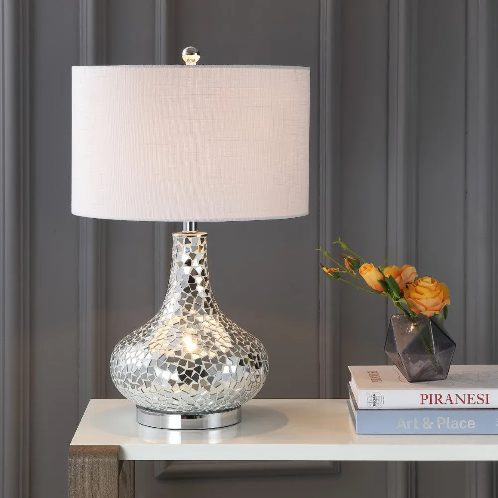 Dax 26" Mirrored Mosaic LED Table Lamp