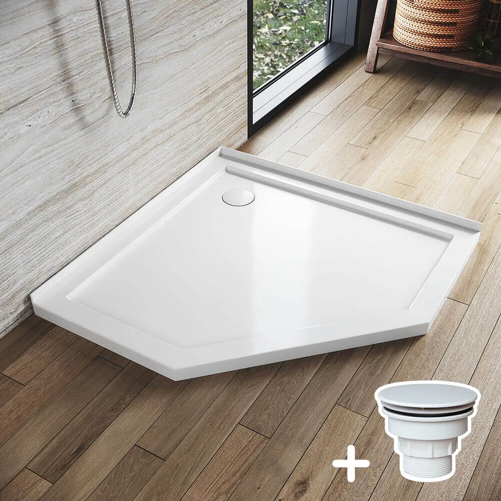 Diamond Solid Shower Base Shower Tray