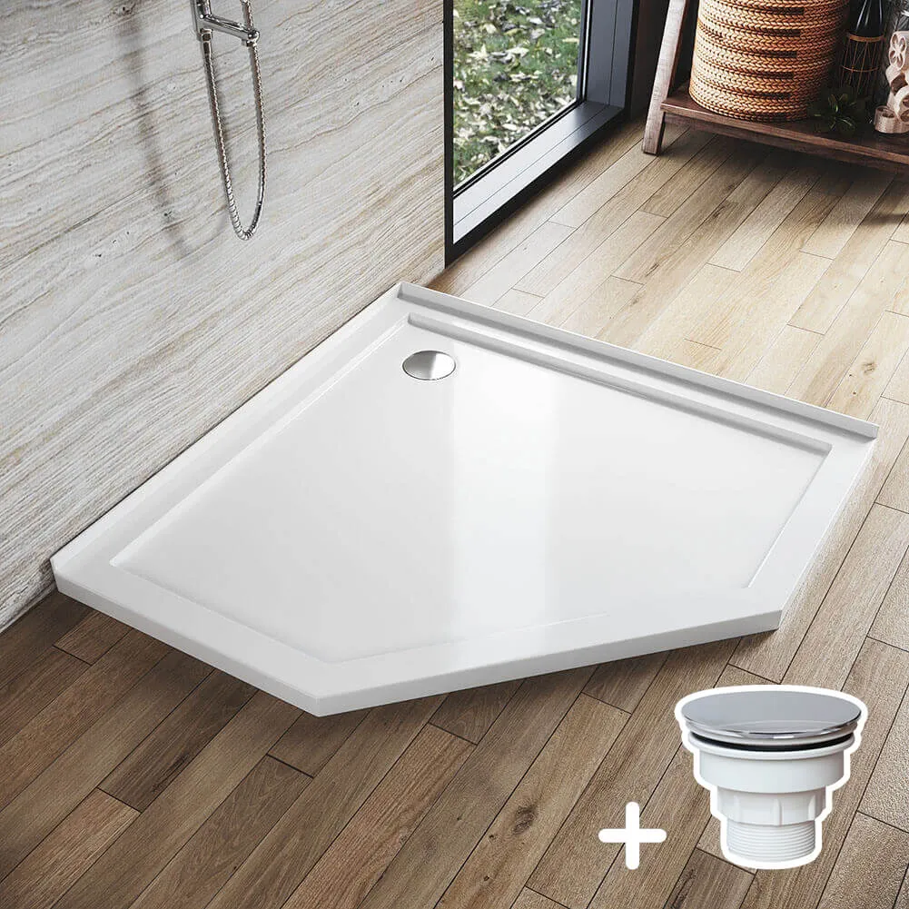 Diamond Solid Shower Base Shower Tray