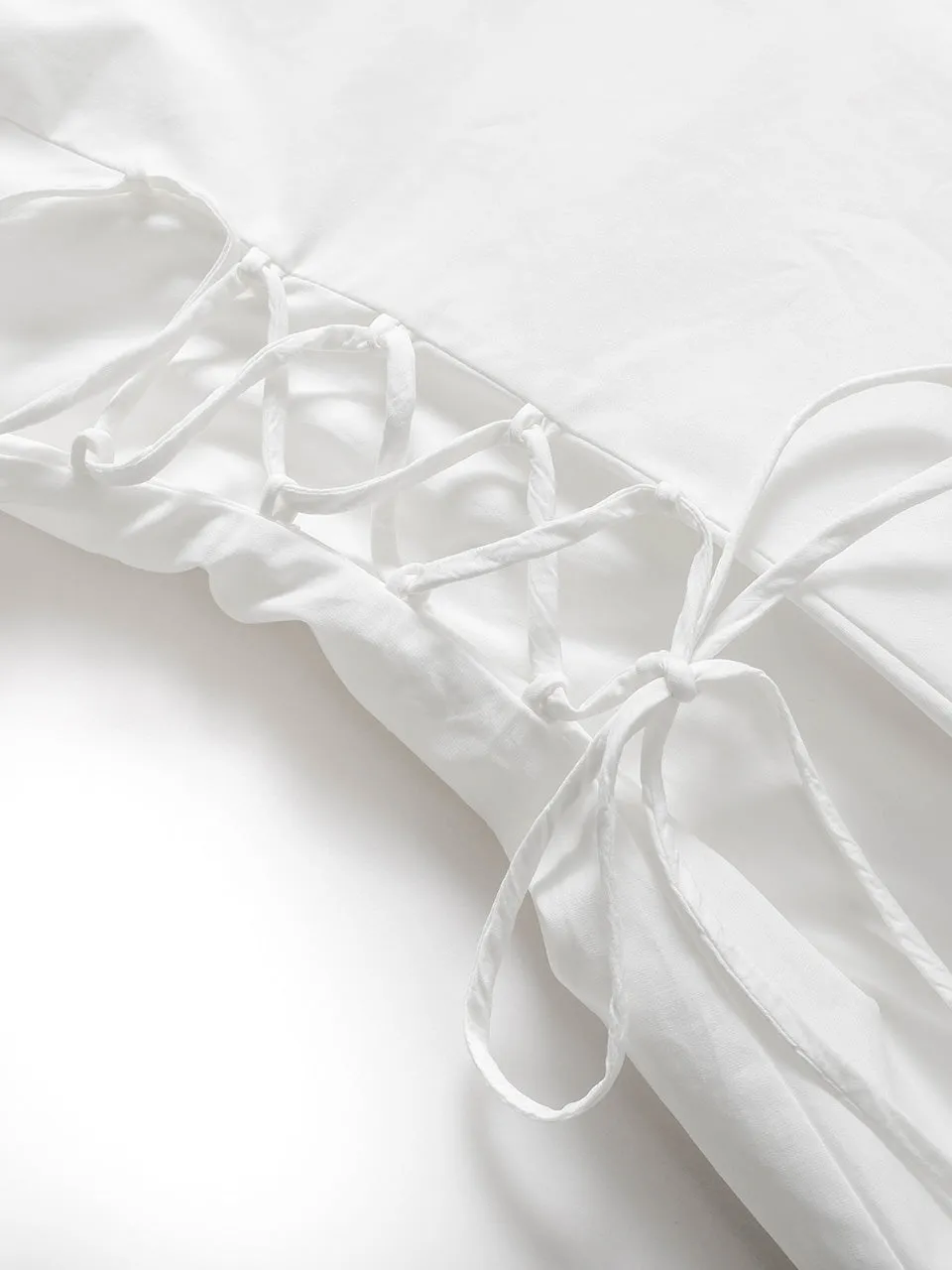 Double ribbon long dress