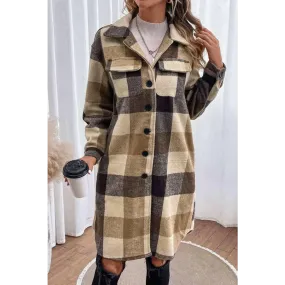 Elevate Your Wardrobe with the Plaid Longline Coat in Luxury Fashion for Women