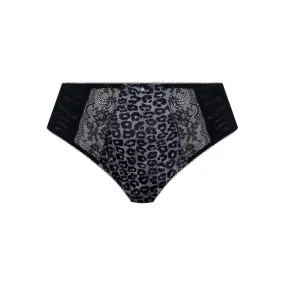 Elomi Morgan High Leg Brief - Snow Leopard