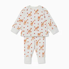 Giraffe Long Sleeve T-Shirt & Leggings Set