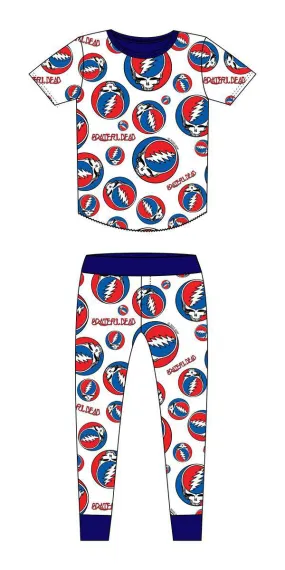Grateful Dead Short Sleeve Bamboo Base Layer Set