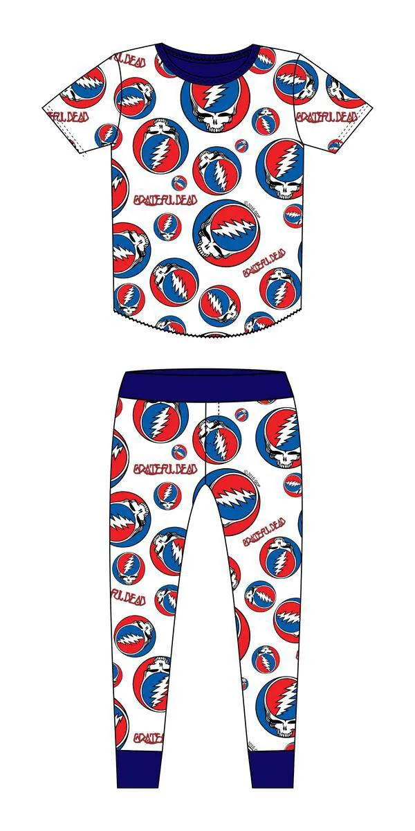 Grateful Dead Short Sleeve Bamboo Base Layer Set