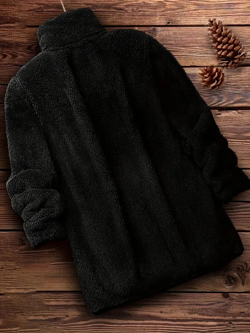 Grit Teddy Coat with Zipper