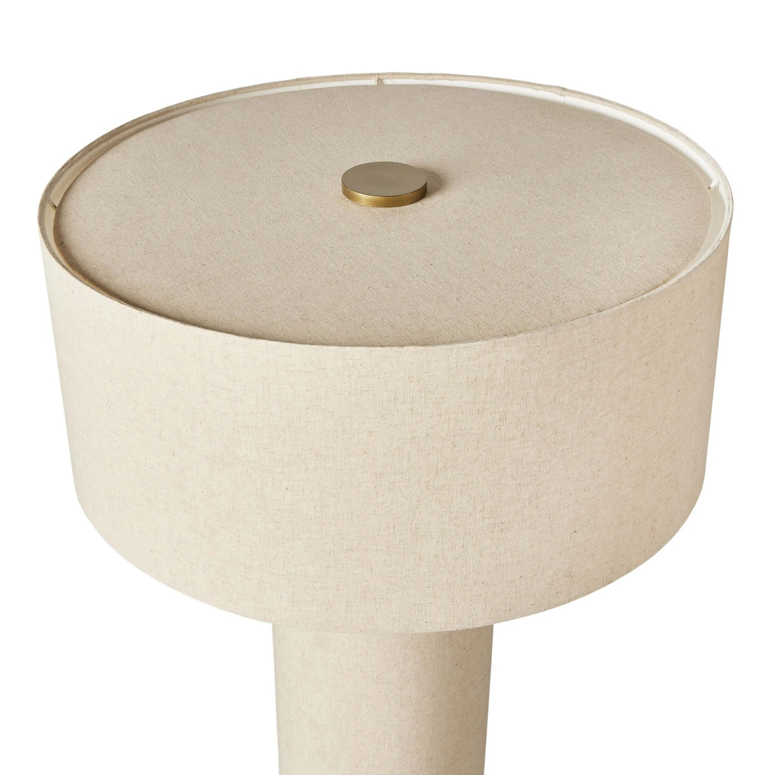 Hensley Floor Lamp, Flax Linen