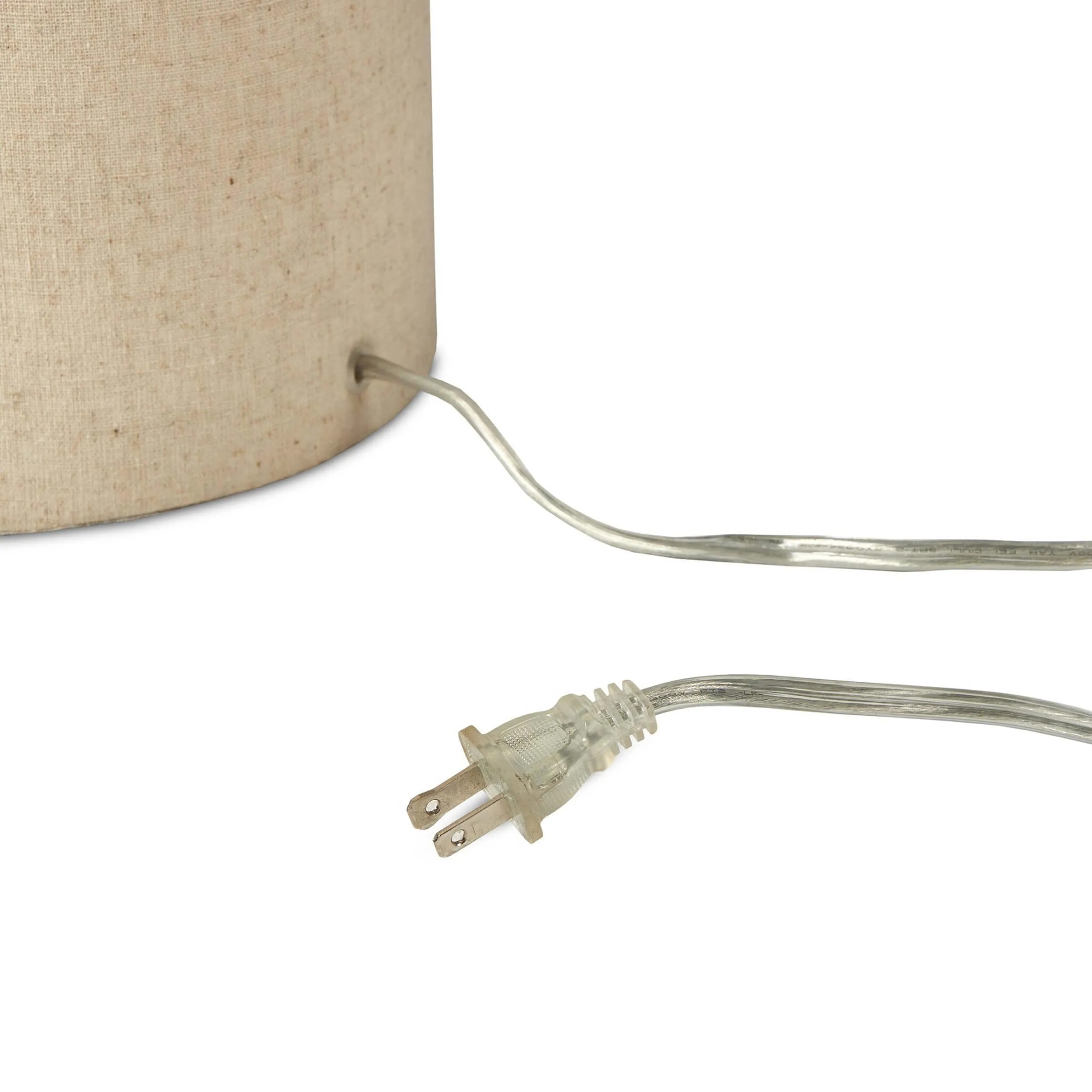 Hensley Floor Lamp, Flax Linen