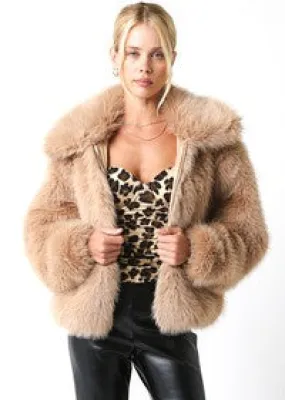 Iced Latte Fur Jacket