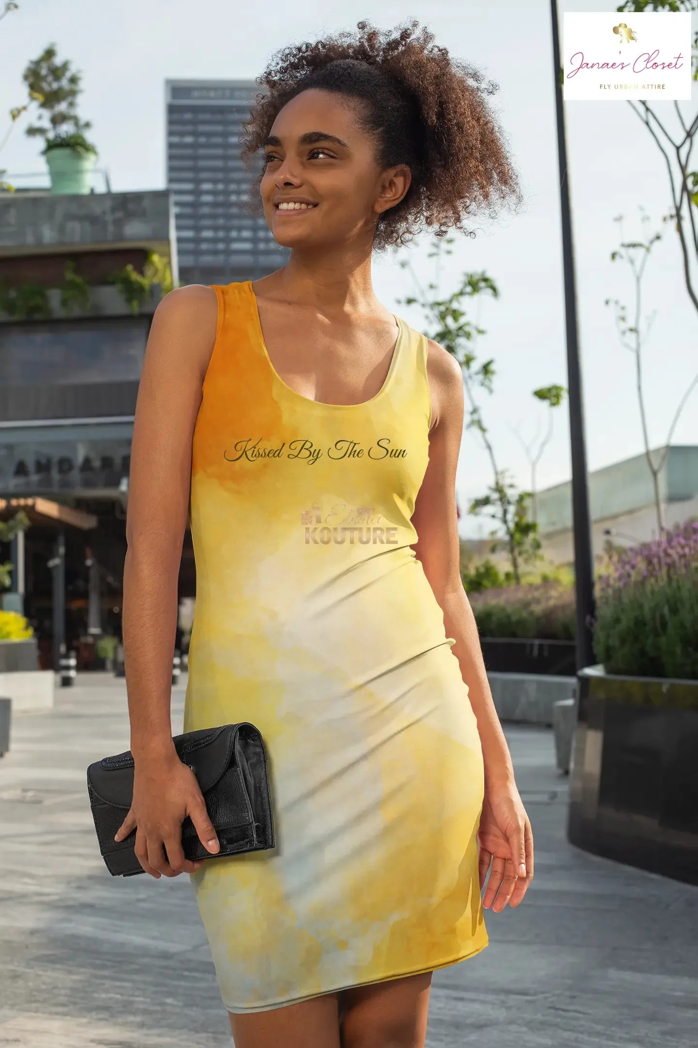 Kissed By The Sun Women's Midi Bodycon Dress