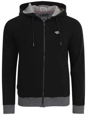 Le Shark Castlands zip up hoodie in black
