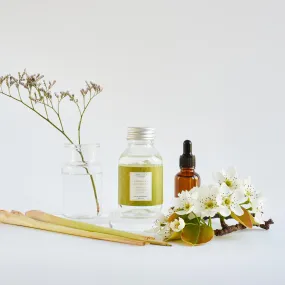 Lemongrass and Verbena Scented Reed Diffuser Refill