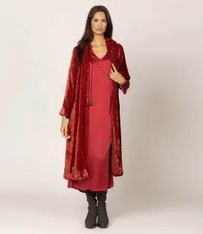 Leola Animal Red Coat