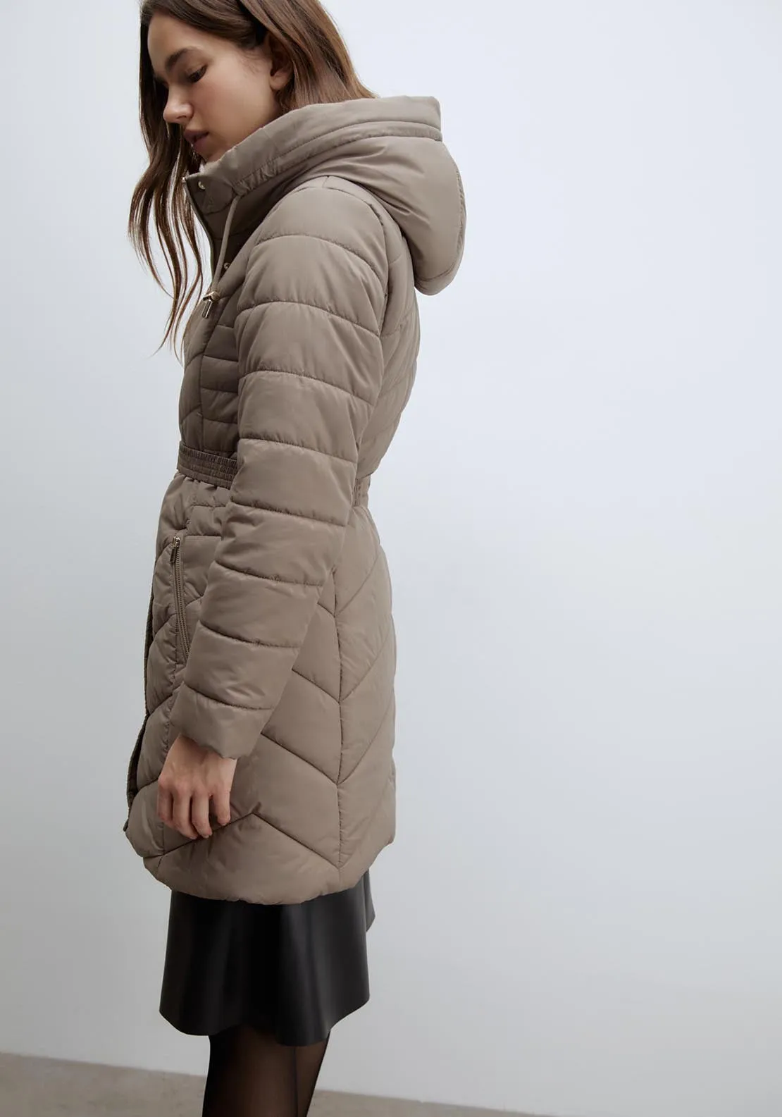 Long parka - Taupe